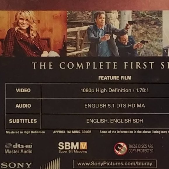 JUSTIFIED THE COMPLETE FIRST SEASON BLU RAY NEW - Picture 2 of 3